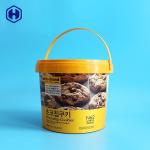 Recyclable IML Bucket BPA Free Strong Plastic Round Food Containers