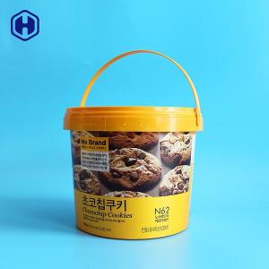 China Recyclable IML Bucket BPA Free Strong Plastic Round Food Containers wholesale