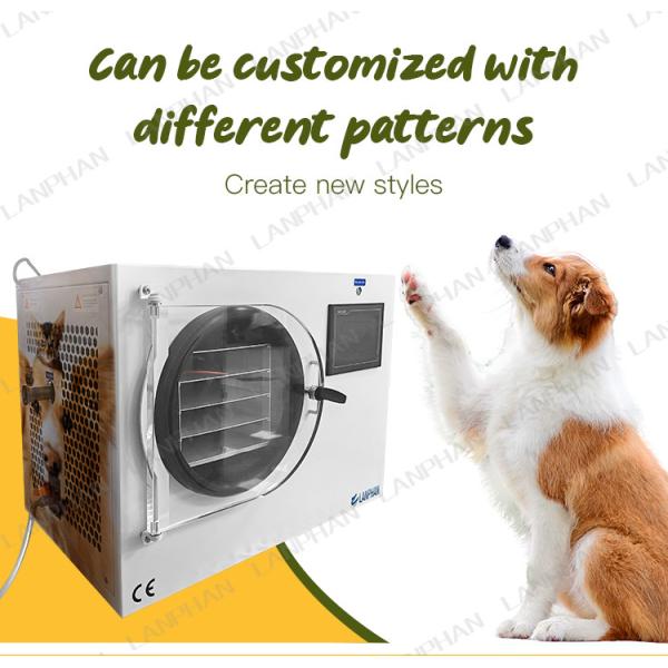 4 Trays Skittle Vacuum Freeze Drying Machine Small Benchtop Home Freeze Dryer For Candy