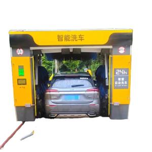 China Hop Dipped Galvanized Steel Fully Automatic Rollover Car Wash Machine wholesale