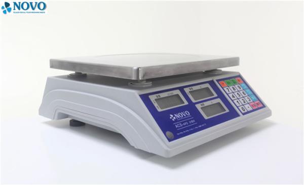 Dual Interval Digital Pricing Scale , Commercial Digital Weighing Scale Green
