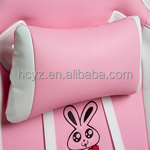 Customized Anji Anime Leather Ergonomic Recliner for Girls' Gaming Comfort and Style