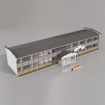 Wooden Floor Prefab House with Bathroom and Kitchen in Turkey 20FT/40FT