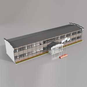 China Prefabricated Steel Structure House for Workshop Warehouse Construction Office Tropical Prefabricated House wholesale