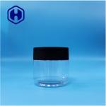 400ml Round Food Grade PET Plastic Jar For Food Butterfly Pea Lotus Seed Sago