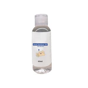 China 60ml 70% Alcohol Waterless Hand Sanitizer Gel Hand Sanitizer 99.99% Antibacterial wholesale