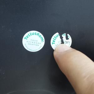 China Permanent Anti Counterfeit Labels Security Eggshell Self Destructive Labels wholesale