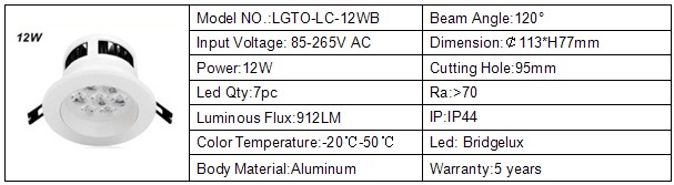 12W Led Ceiling Light