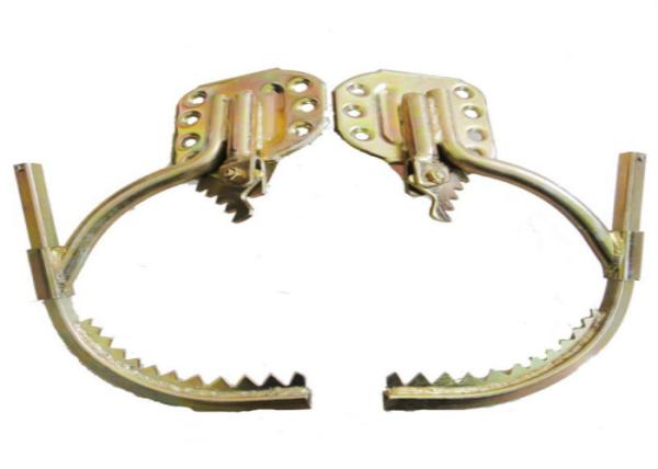 Quality Wood Steel Pole Climbers Safety Tools For mail and telephone line for sale