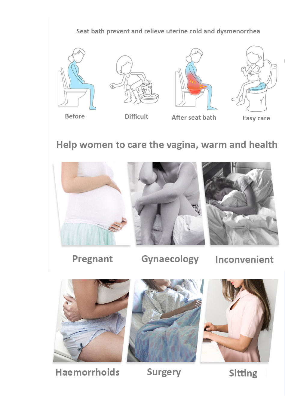 Feminine Health Care Bulk Commercial Yoni Steam Seat Kit For Washing Detox