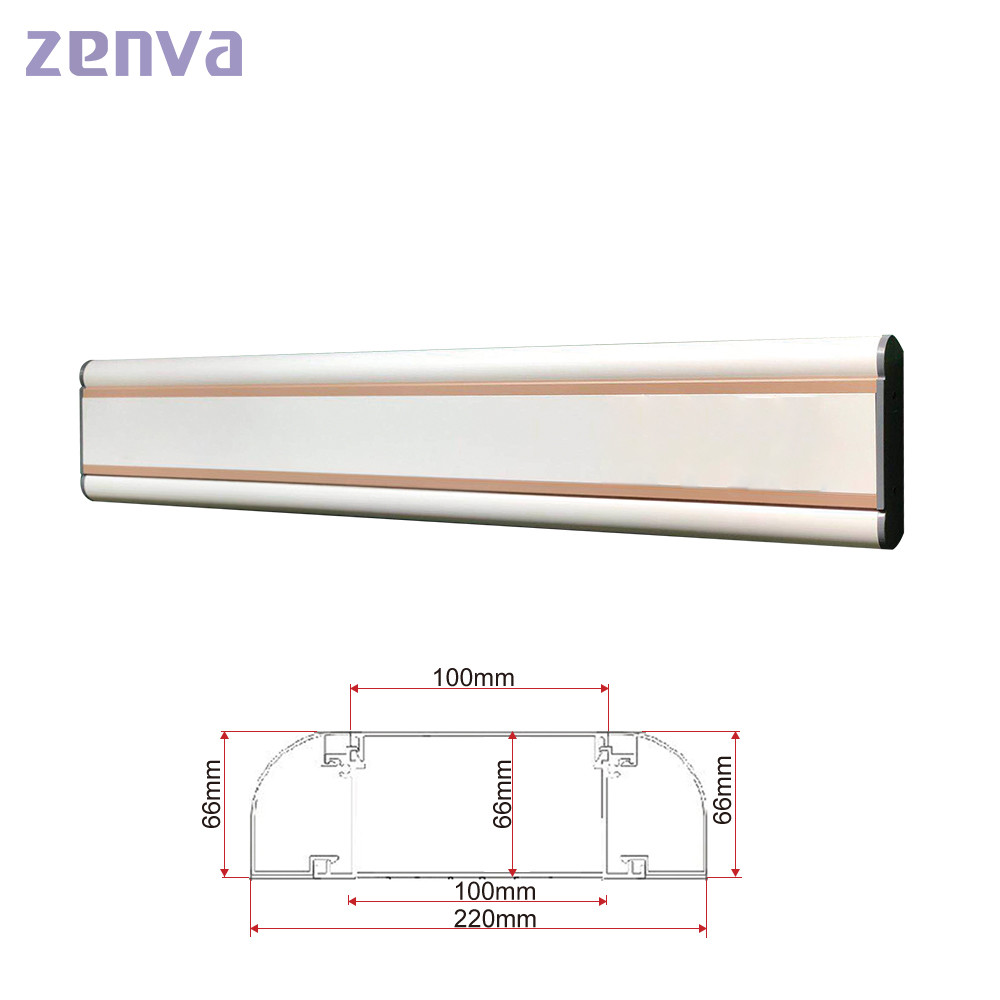Aluminum Alloy Medical Gas Bed Head Units For Hospital 183 Mm Width