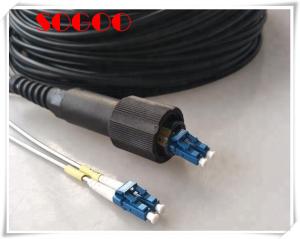 China Ftta 2Fo DLC- PDLC Outdoor Tactical Armored PDLC Fiber Optic Patch Cord CPRI Cable Assembly wholesale