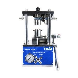 China Manual Cylindrical Cell Lab Equipment Hydraulic Case Crimper wholesale
