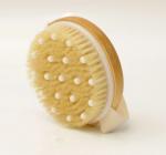 Natural Exfoliating Bristle Bath Brush Wooden Body Massage SPA Dry Brush