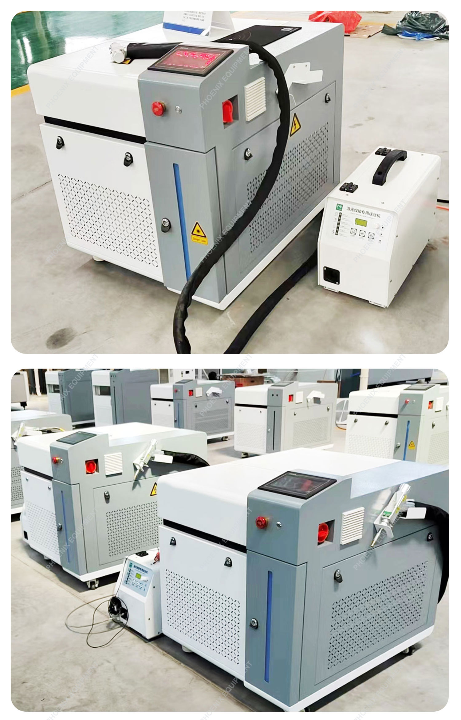 Cleaning PM-WD 1500 Multifunction Metal Rust Remover Handheld Fiber Laser Cleaning Welding Cutting Machine