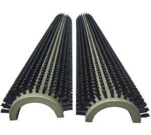 China Split Cylinder Roller Brush For Cleaning And Polishing wholesale