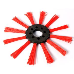 China Reinforced 1.5mm Plastic Block Street Snow Sweeper Brush wholesale