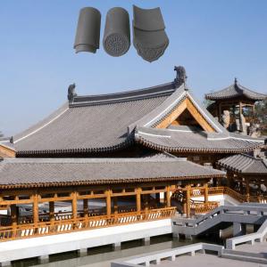 China Clay Japanese Roof Tiles Commercial Reconstructing Traditional House Temple wholesale