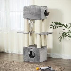 China Creative Stylish Songmics Cat Tree Living Room Trendy Units Adjustable wholesale