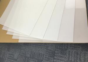 China Matte Surface Rigid Pvc Film Sheets , White Translucent Plastic Film wholesale