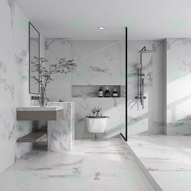 60x120cm White Matt Marble Porcelain Floor Tile Modern House Bathroom Wall And Floor Tile