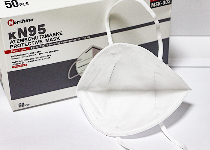 Good Breathability KN95 Medical Mask Hypoallergenic Medical Materials