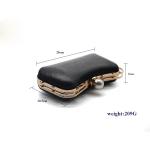 Delicate Imitation Pearl Lock Box Clutch Frame With Beautiful Line