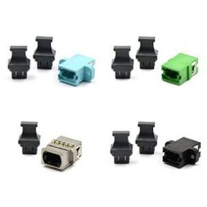 China Good Repeatability LC Fiber Coupler Plastic Housing Excellent Mechanical Endurance wholesale