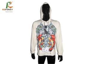 China Windbreaker Pullover Hooded Sweatshirt Jacket Loose Casual Graffiti Sublimation Printed wholesale