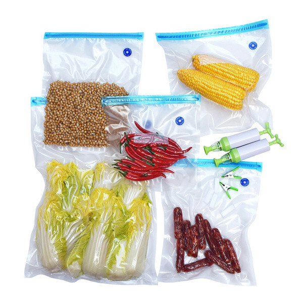 Vacuum Zipper Bags Reusable Food Storage Bags Vacuum Bag For Handheld Vacuum