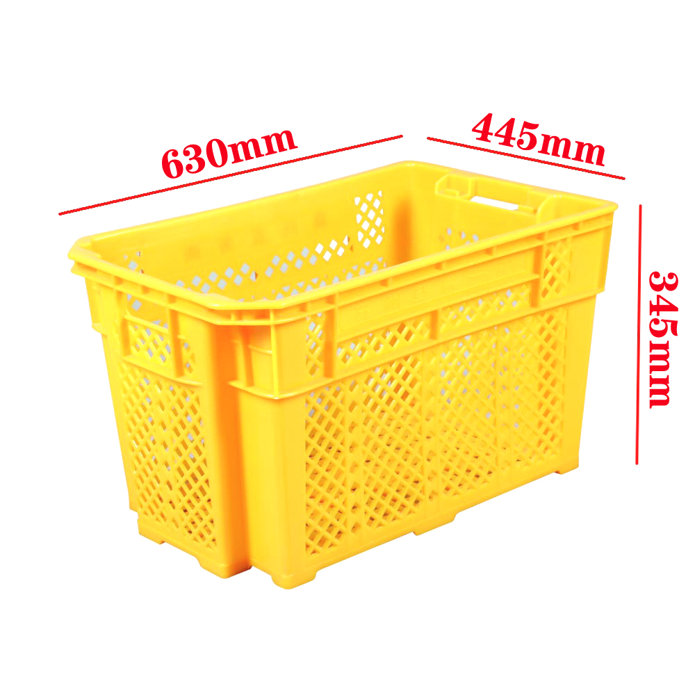 Plastic Moving Box Containers For Fruits Vegetables Internal Size 590x410x330mm