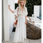 Loose 128cm Women's Beachwear Dresses , Women's Plus Size Beach Dresses