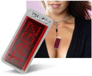 China led flashlight necklace,TXT Tagz Scrolling LED Messager wholesale