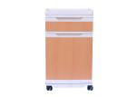 Patient Room Medical Bedside Locker With Wardrobe On Casters