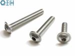 Button Flanged Socket Head Cap Screw Stainless Steel 304 316 ISO 7380-2