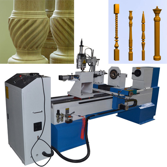 CNC wood lathe woodturning lathe