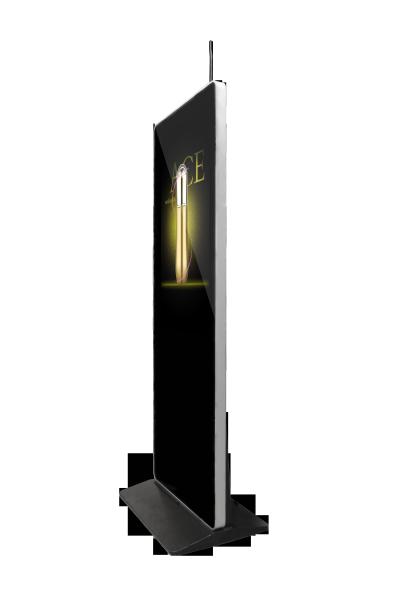 Free Standing Slim LCD Advertising Display Digital Signage Player Rectangle