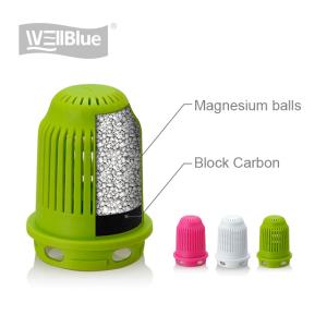 China Portable Alkaline Water Filter Bottle , Collapsible Water Bottle Food Grade PET Material wholesale