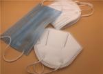 High Efficient Filtration KN95 Dust Mask White Foldable Fliud Resistant