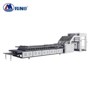 China 6000pcs/H Flute Lamination Pasting Machine 12kw For Paper Cardboard wholesale