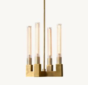 China Metal Glass Commercial Suspended LED Ceiling Lights With Cylinder Shape wholesale