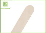 Natural Color Disposable Cosmetic Spatulas Wood Wax Stick Logo Printable