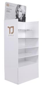 China POP Up Cardboard Floor Display Rack Multiscene Thickened Multilayers wholesale