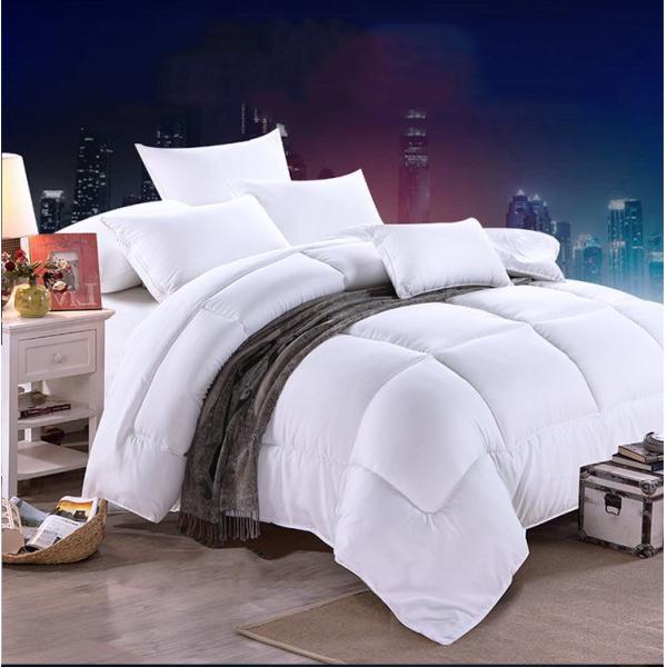 Wholesale White Microfiber Down Quilt Duvet Soft (JRD527)