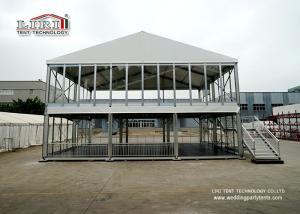 China Fire Proof Large Wedding Tents , Roof Cube Tent Aluminum Frame wholesale