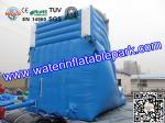 Children Amazing Inflatable Water Slide In Outdoor , Durable Blue Inflatable
