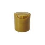 Polypropylene 24mm Yellow Disc Top Cap For Shampoo Bottle