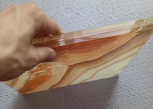 China Natural Onyx Marble Layer Low Iron Laminated Glass wholesale