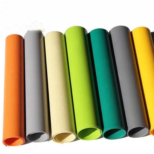 Colorful Vinyl Coated Fabric By the Yard Waterproof Tarpaulin PVC Woven Fabric In Outdoor Event Tent