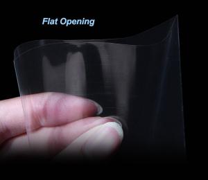 China Clear Poly Plastic Flat Bags 10 - 100MIC Thickness For Food Packaging wholesale